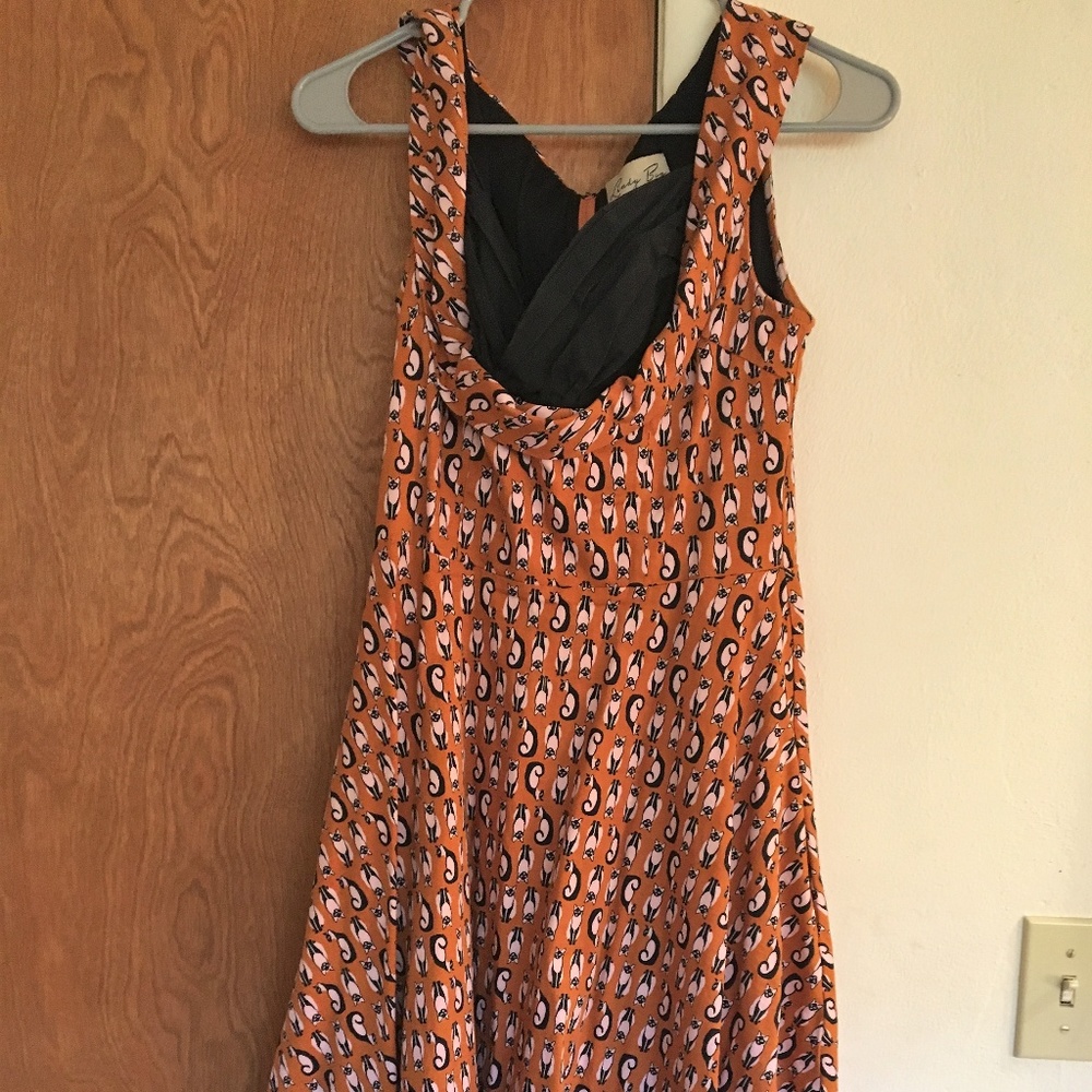 Lindy Bop Egyptian cat Ophelia dress, small